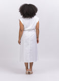 Rag&Bone Roxanne Maxi Sleeveless Dress in White