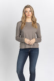 Dylan Cotton Jersey Long Sleeve Mid Rise Crew Military Olive