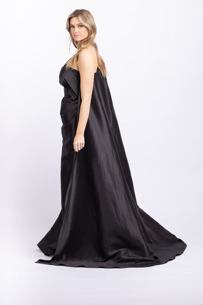 Jovani 09203A Elegant One Shoulder Evening Gown in Black