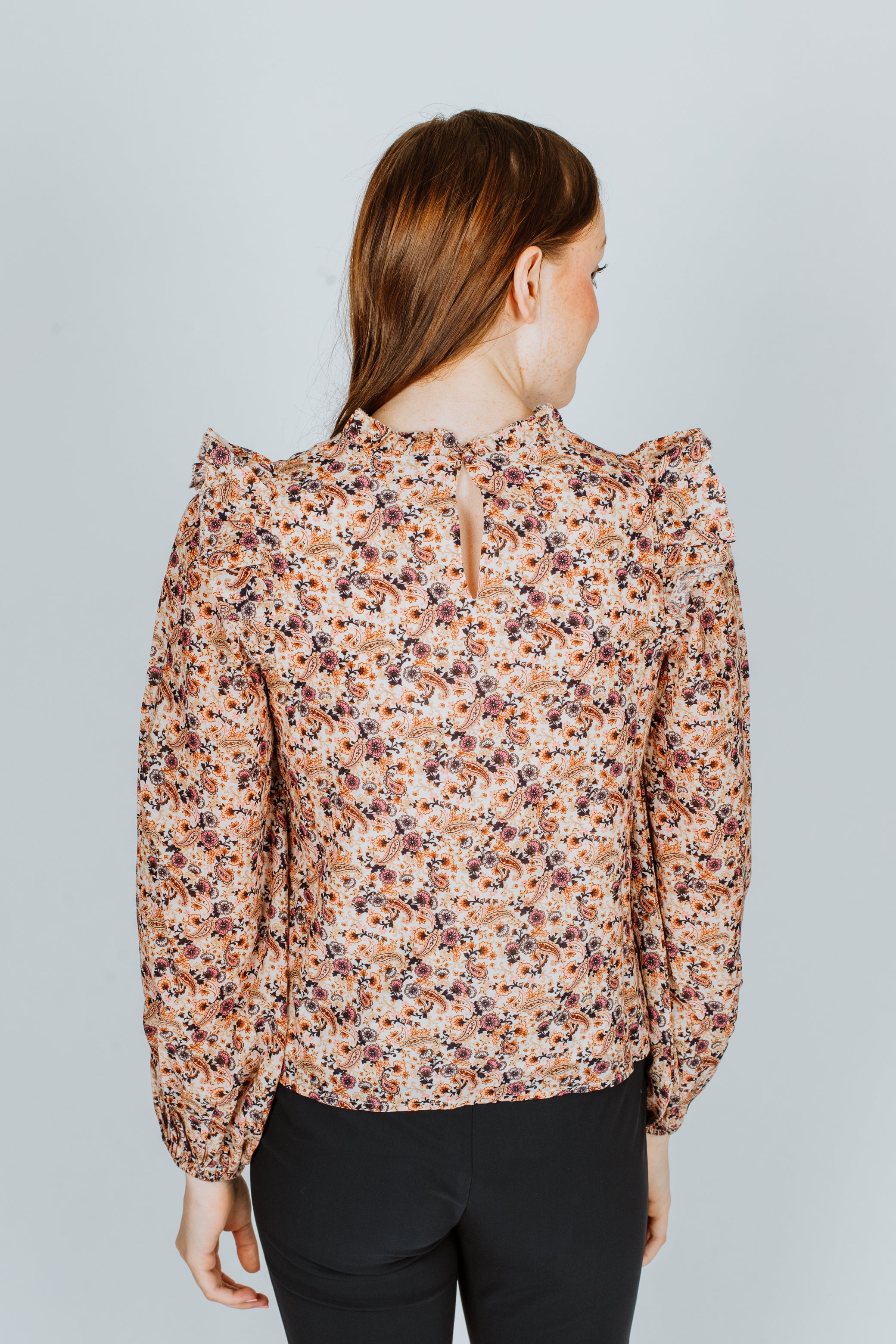 Cami NYC Georgine Top Autumn Paisley