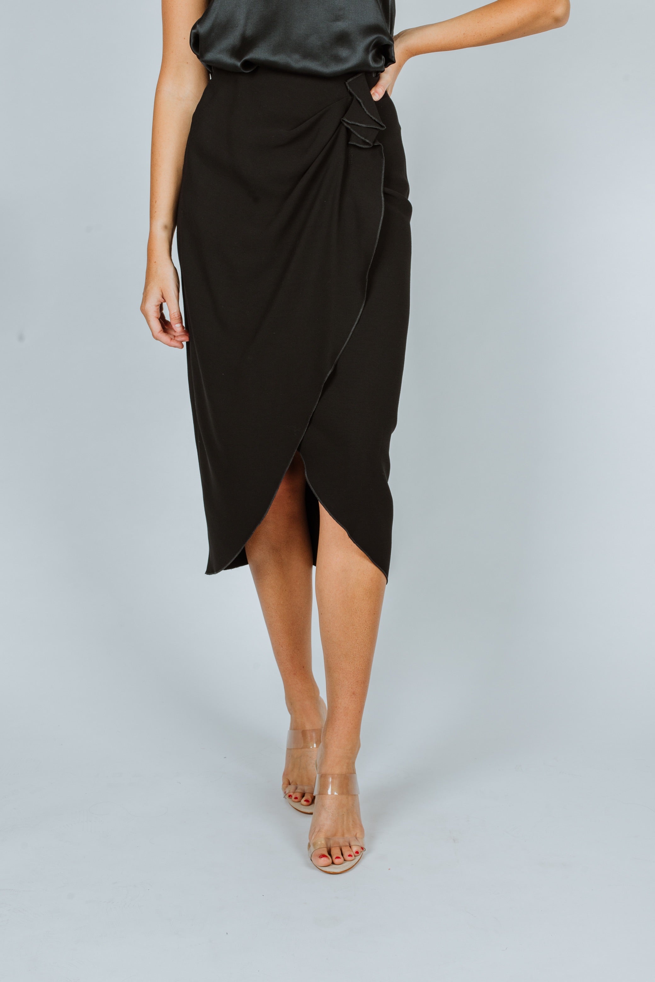 専用 即納　Mel gather skirt black andmary andmary Mel gather skirt black ブラック - メルカリ