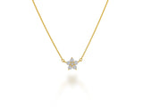 Details by CoatTails Mini Diamond Flower Necklace