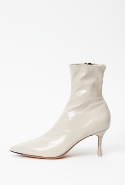 Rag & Bone Brea Leather Ankle Boots Oyster